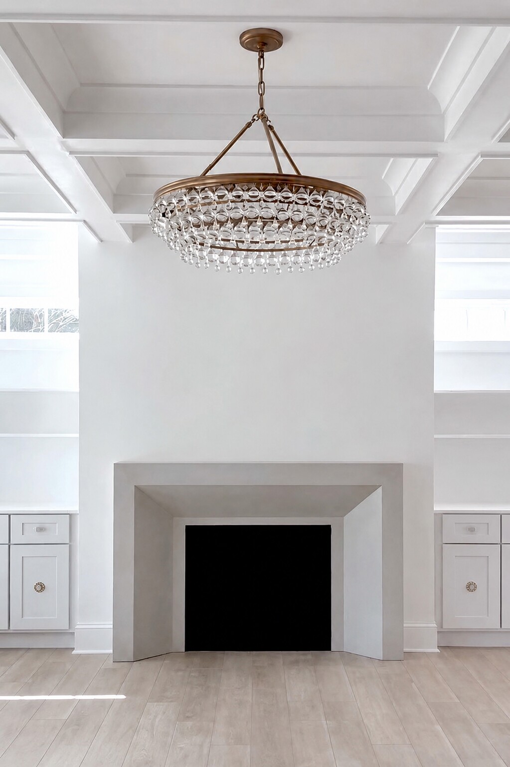 Bone Fireplace — Concrete fireplace
